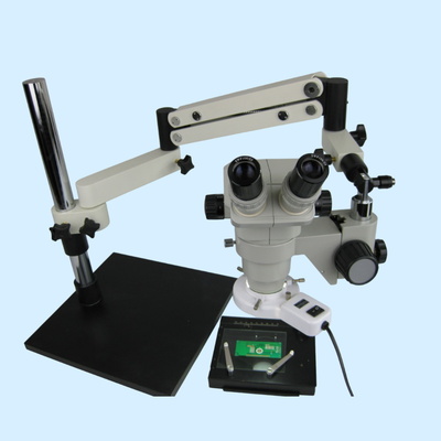 99V7 articulating arm boom stand stereo zoom microscope