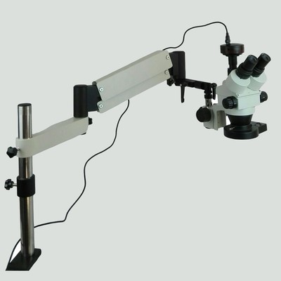 2300V7 articulated arm stand stereo zoom microscope